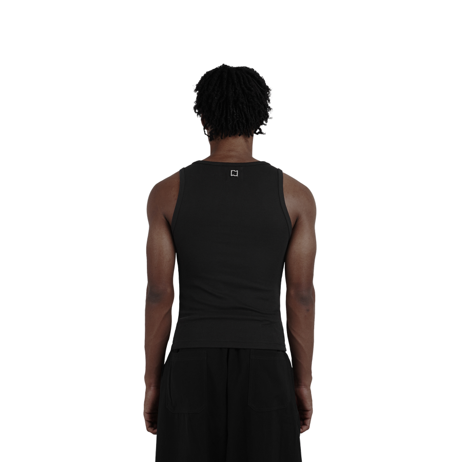 Black Fitted Tanktop
