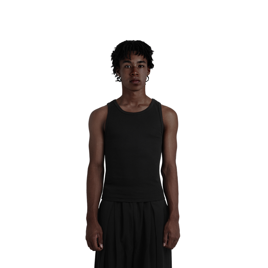 Black Fitted Tanktop