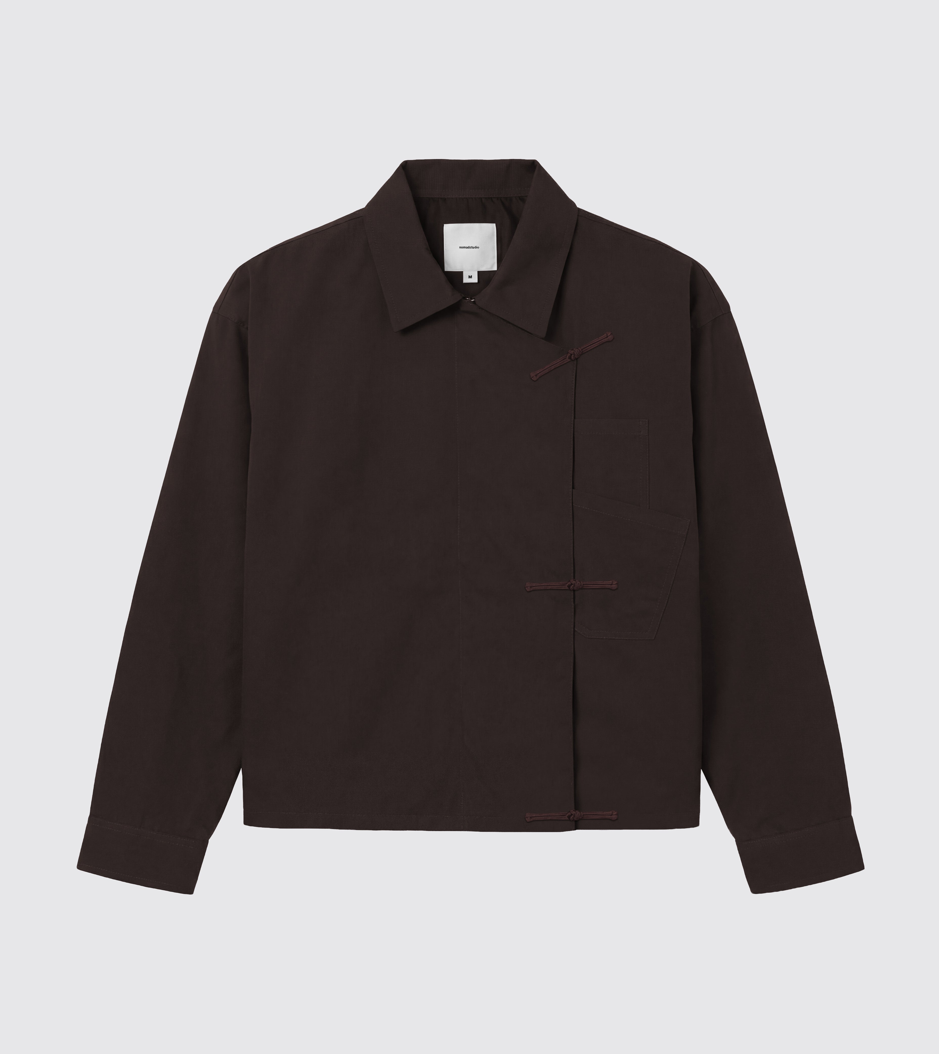Brown Shanghai / Chinese Double Pocket Jacket