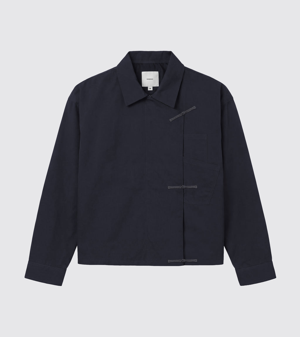Blue Shanghai / Chinese Double Pocket Jacket