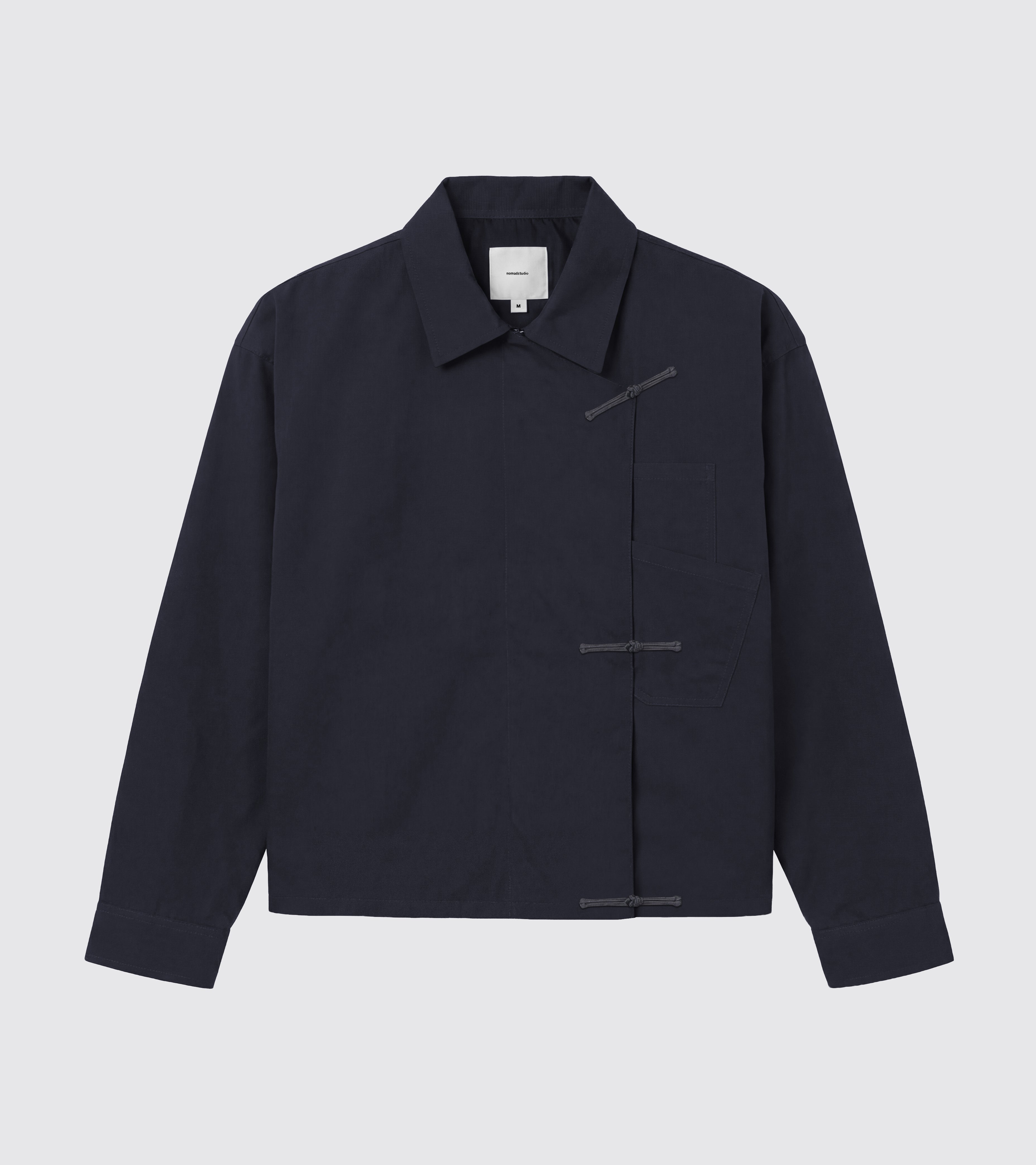 Blue Shanghai / Chinese Double Pocket Jacket