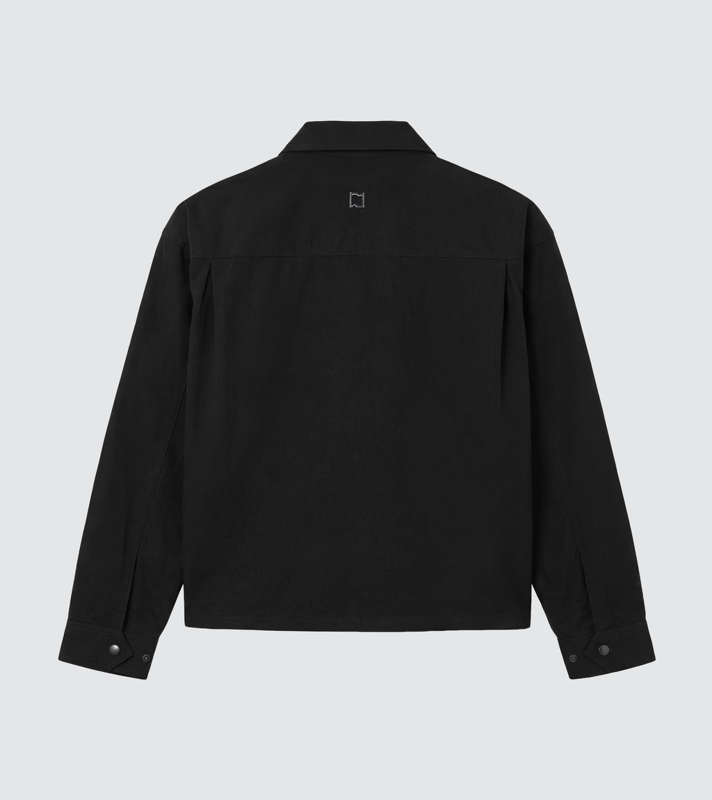 Black Shanghai / Chinese Double Pocket Jacket