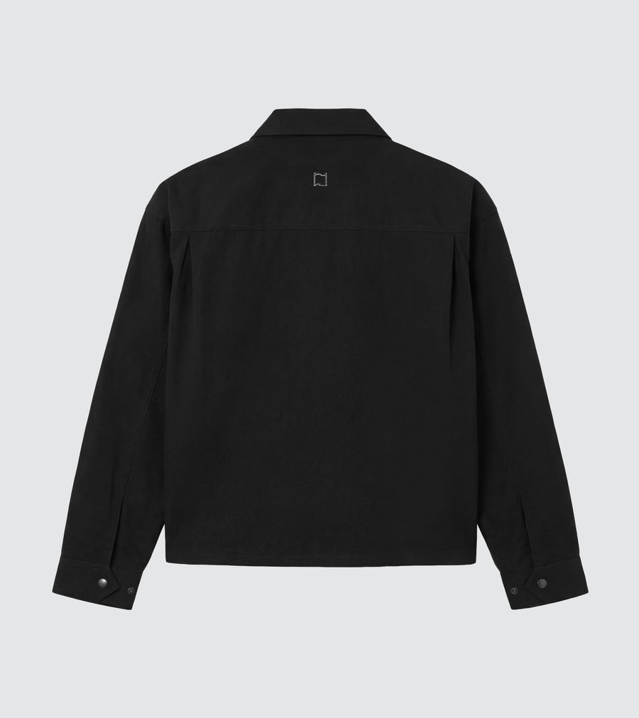 Black Shanghai / Chinese Double Pocket Jacket