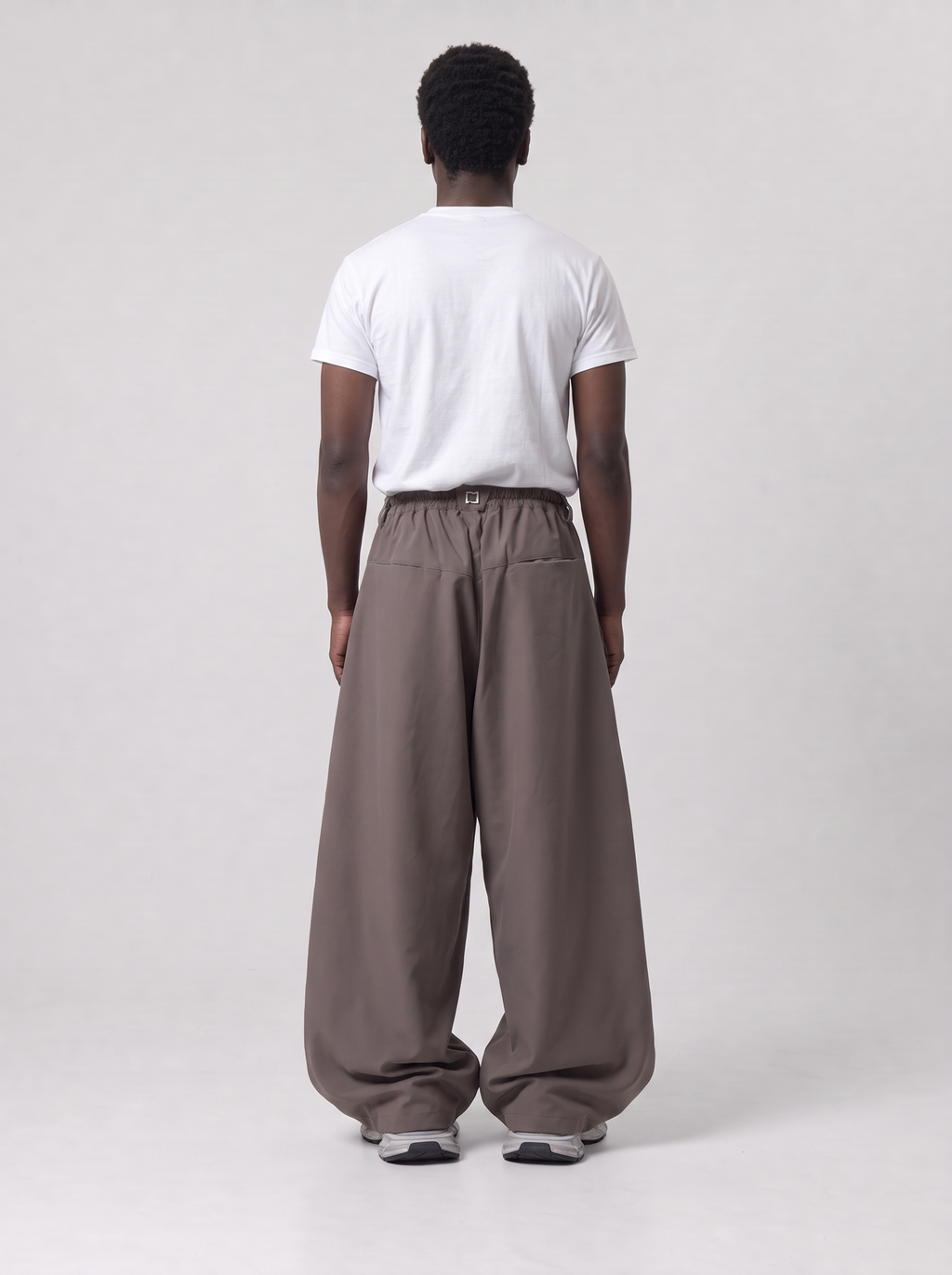 Beige Triple Layer Pants