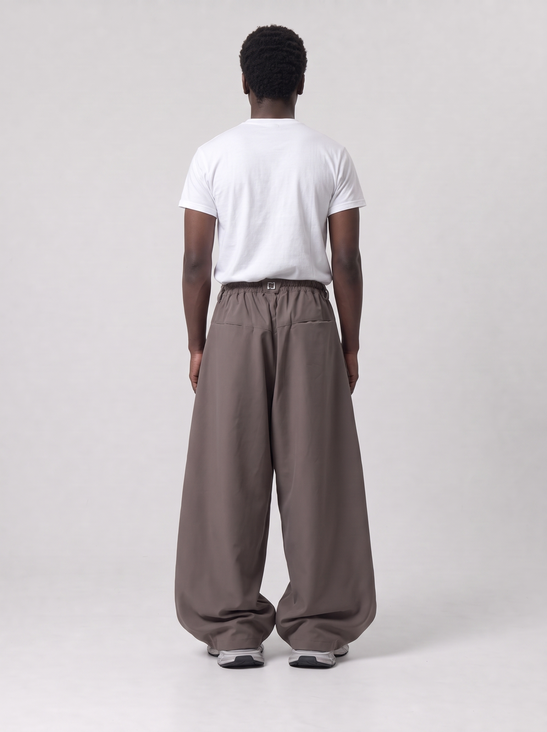 Beige Triple Layer Pants