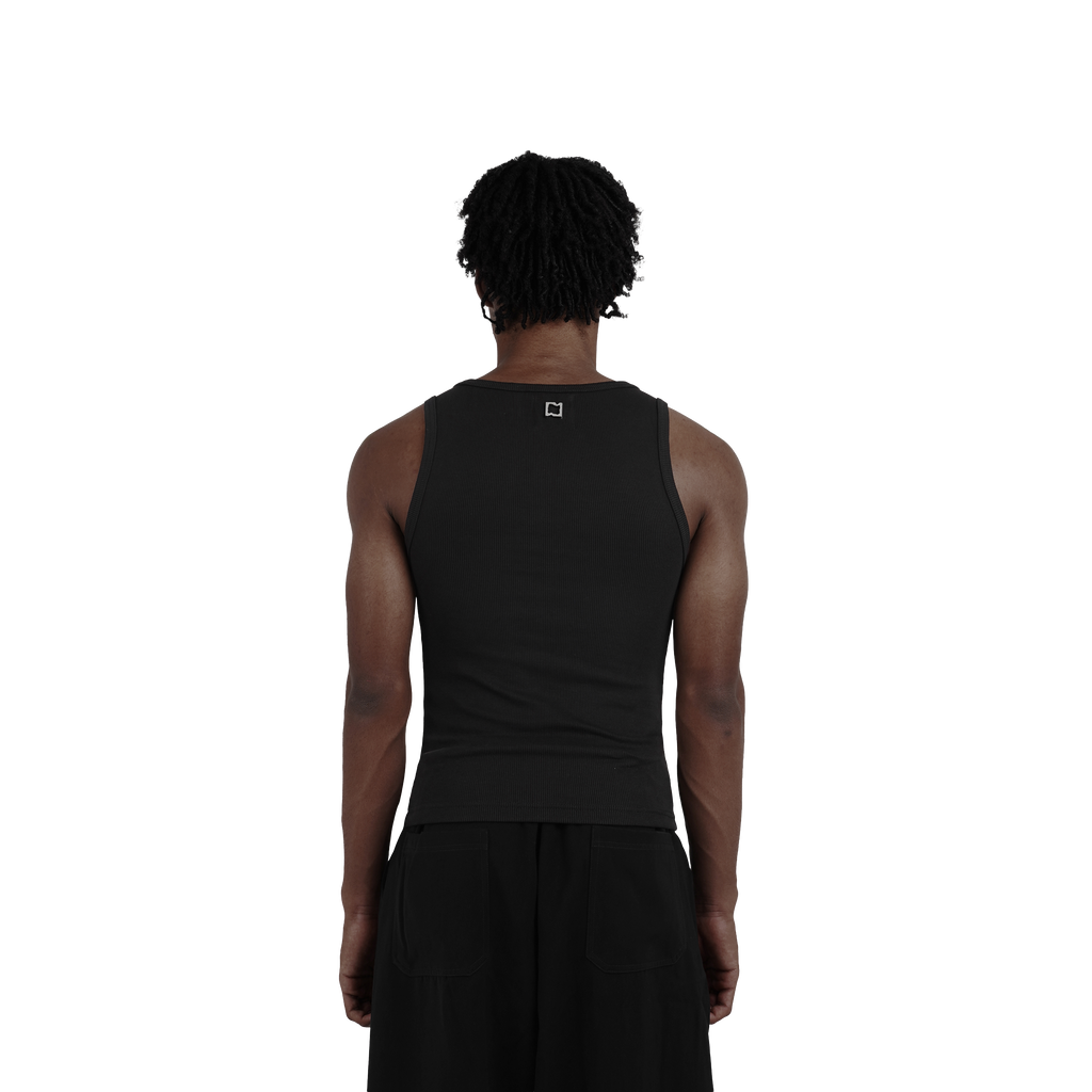 Black Fitted Tanktop