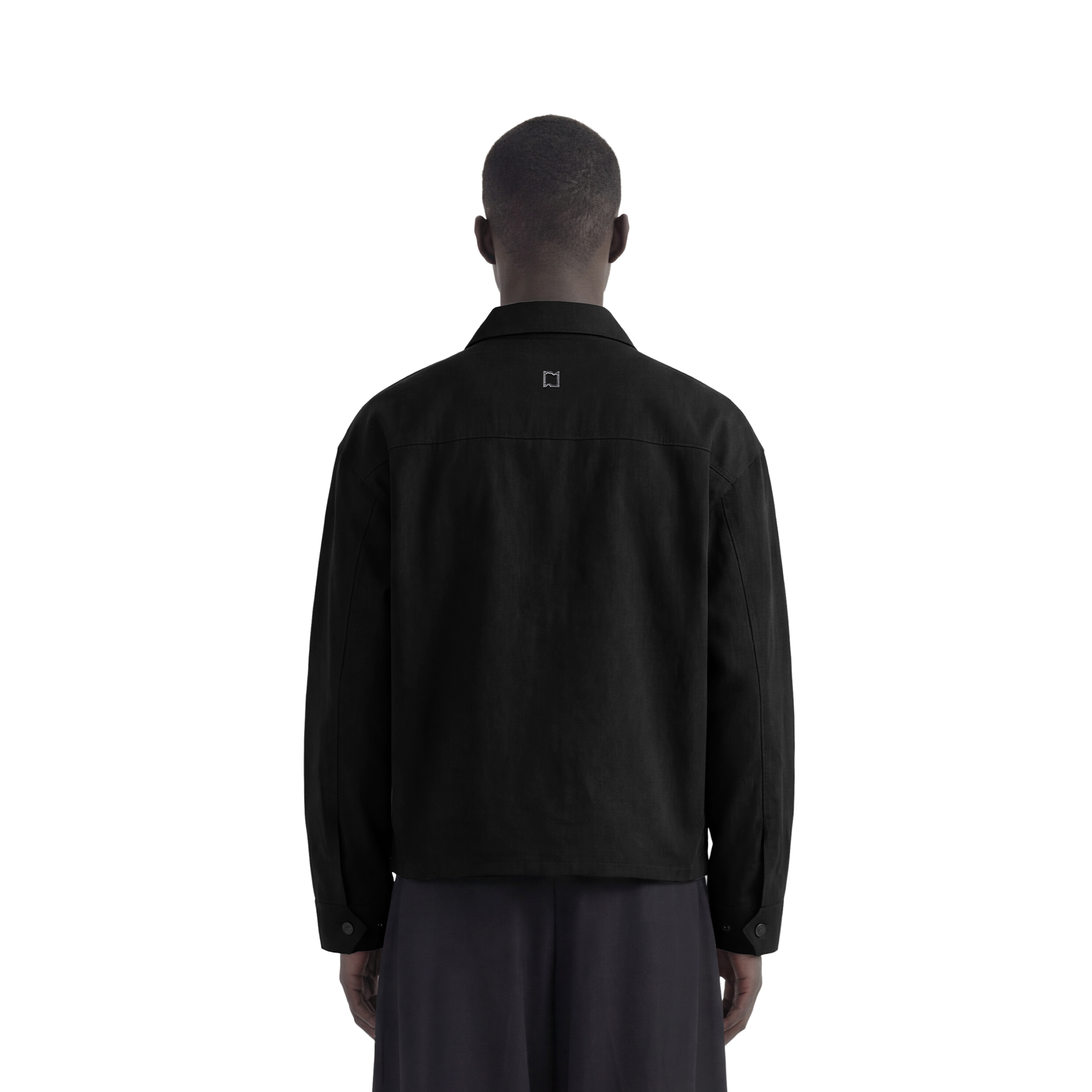 Black Shanghai / Chinese Double Pocket Jacket