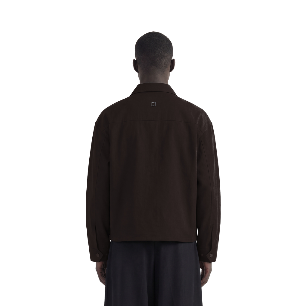 Brown Shanghai / Chinese Double Pocket Jacket