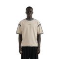 Beige Sprayed Relaxed Fit Tshirt