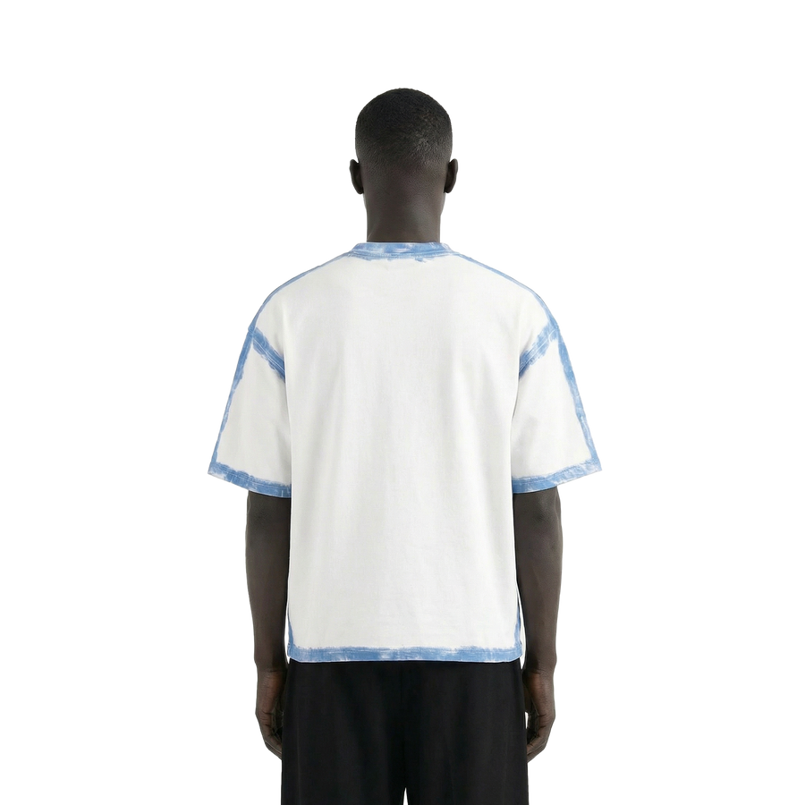 White Sprayed Relaxed Fit Tshirt
