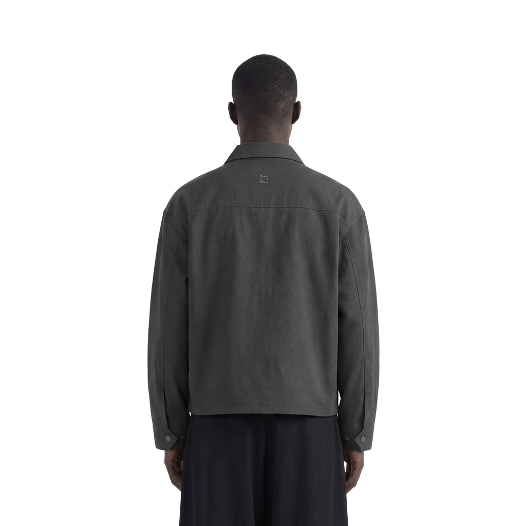 Grey Shanghai / Chinese Double Pocket Jacket