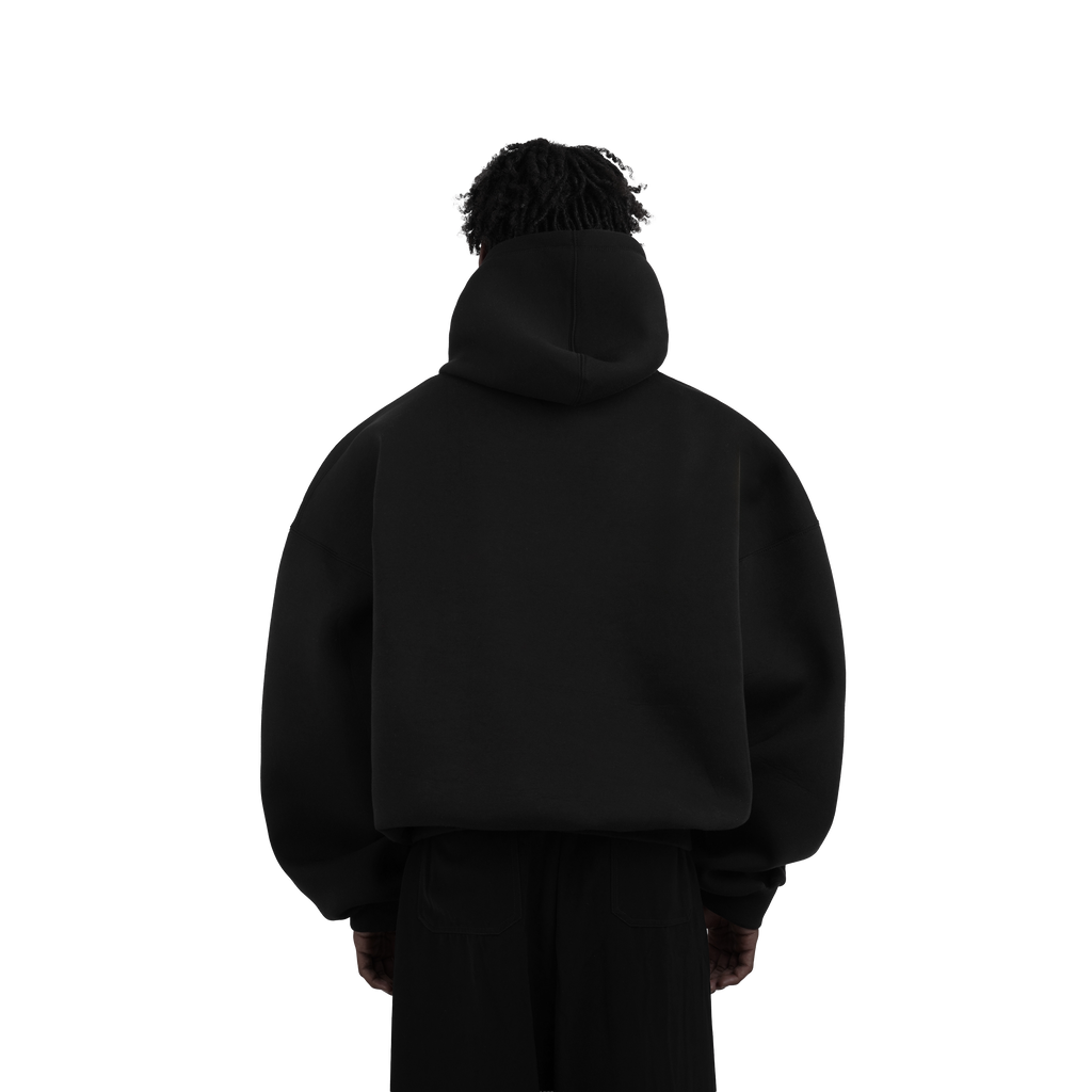 Metal Logo Oversized Bulky Hoodie