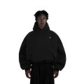 Metal Logo Oversized Bulky Hoodie