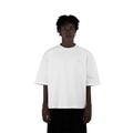 White Heavy Weight Metal Plate Boxy Tshirt