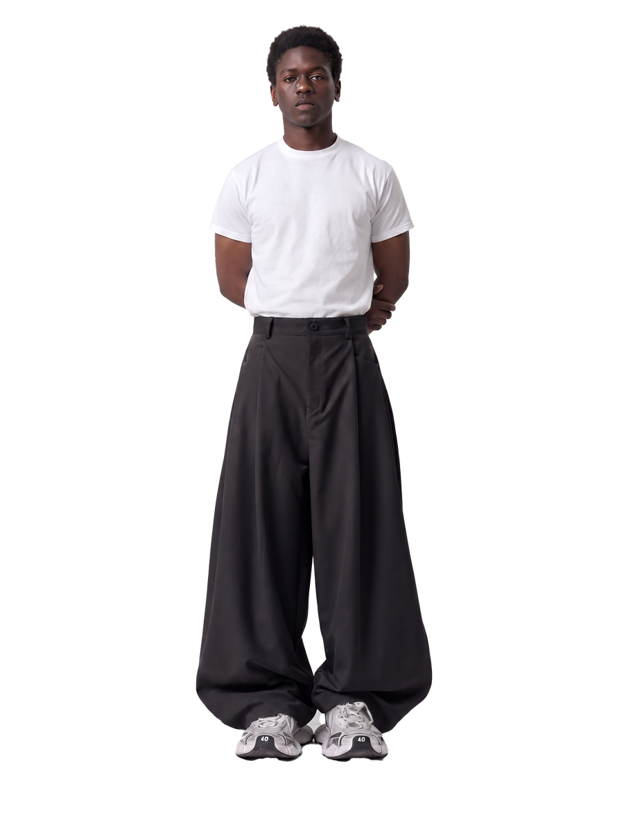 Black Triple Layer Pants
