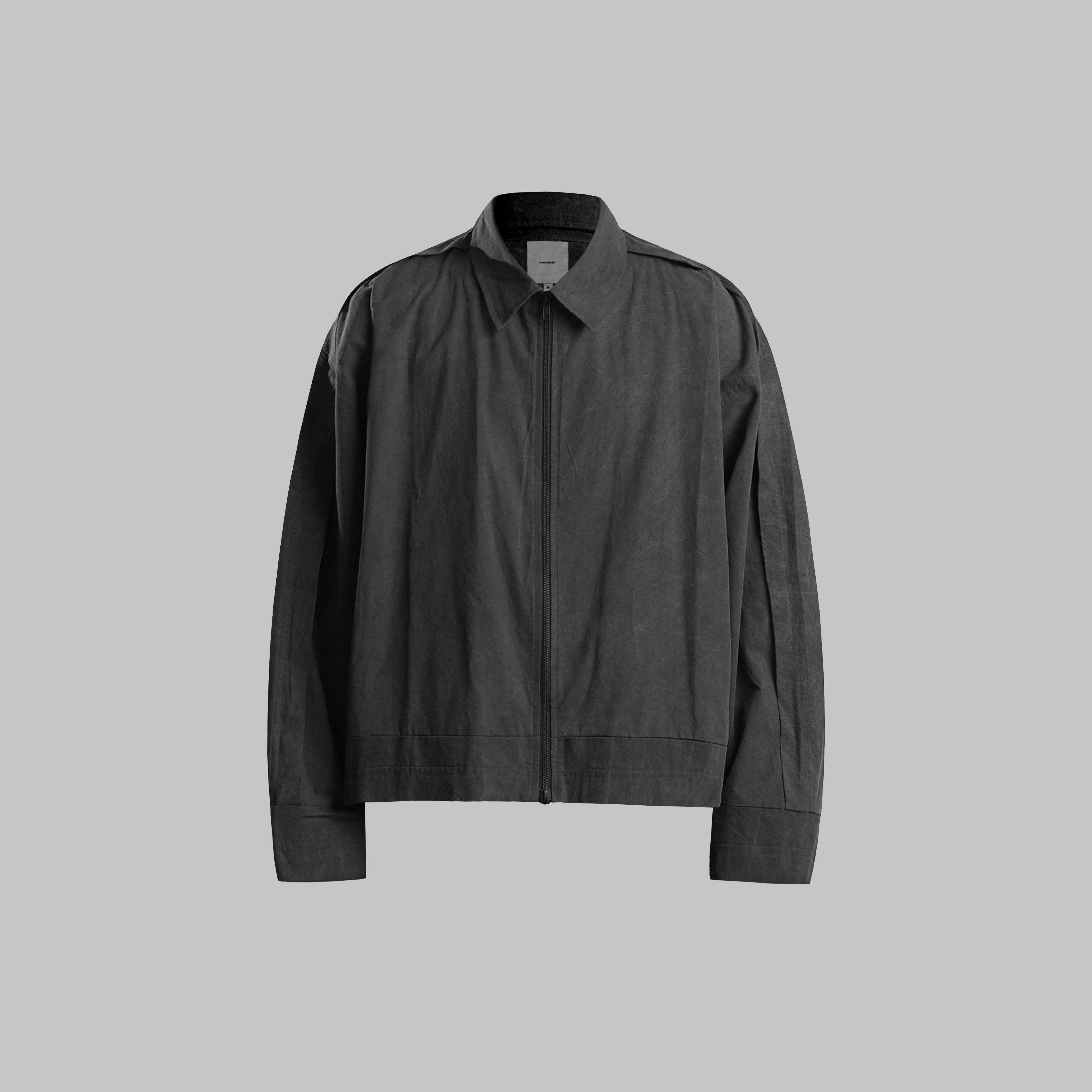 Washed-look Stone Grey Light Weight Jacket
