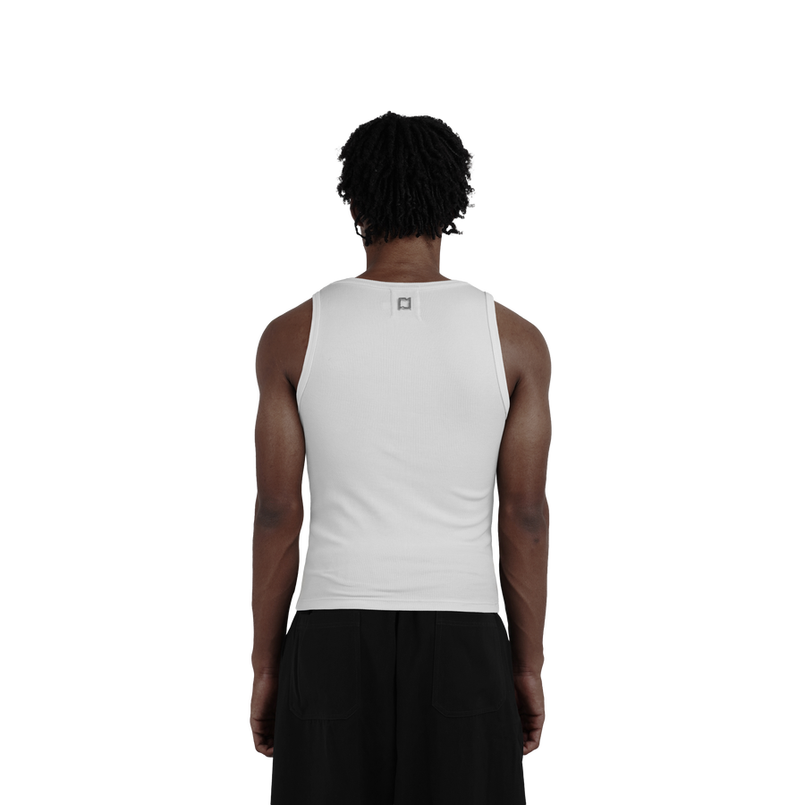 White Fitted Tanktop