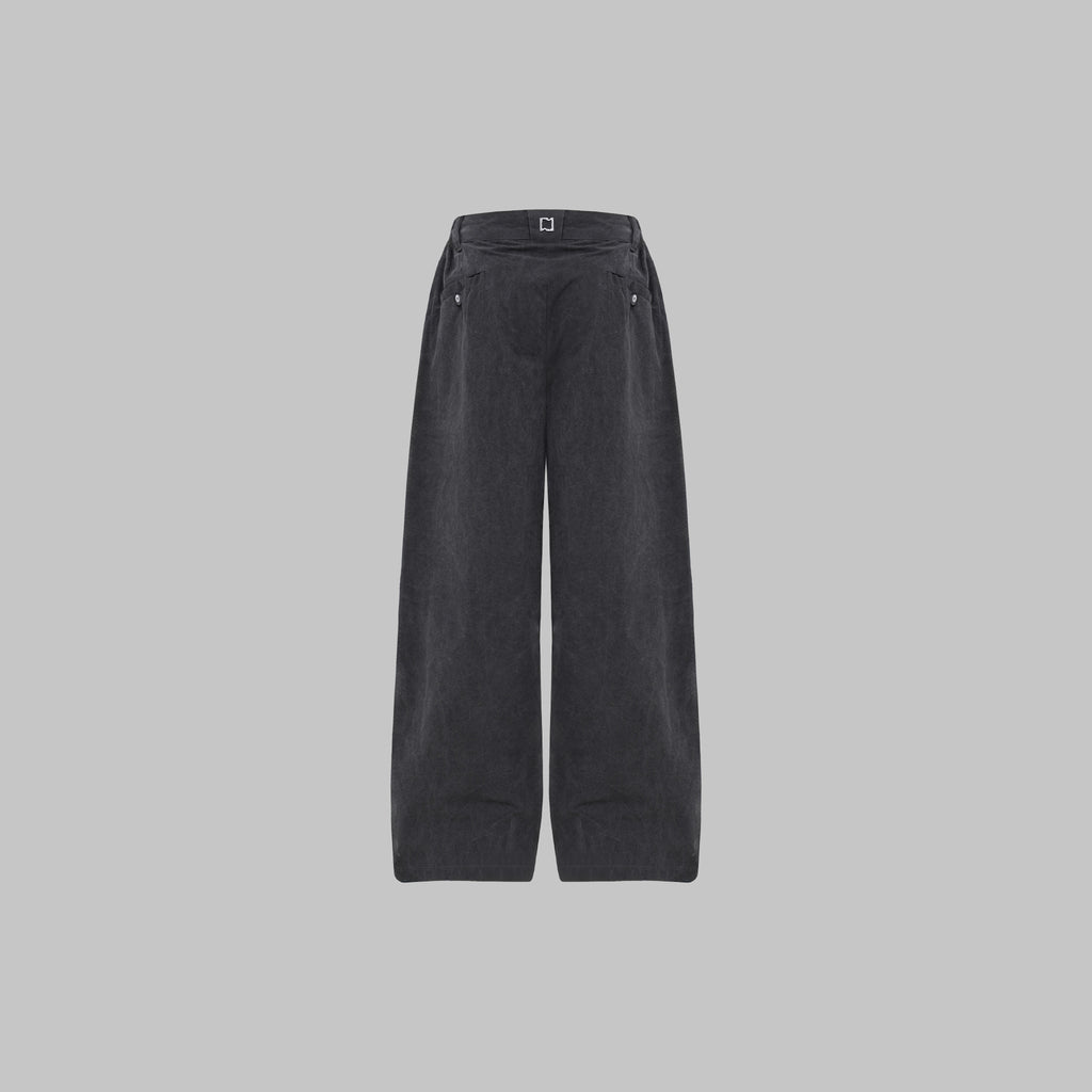 Washed-look Stone Grey Light Weight Pants