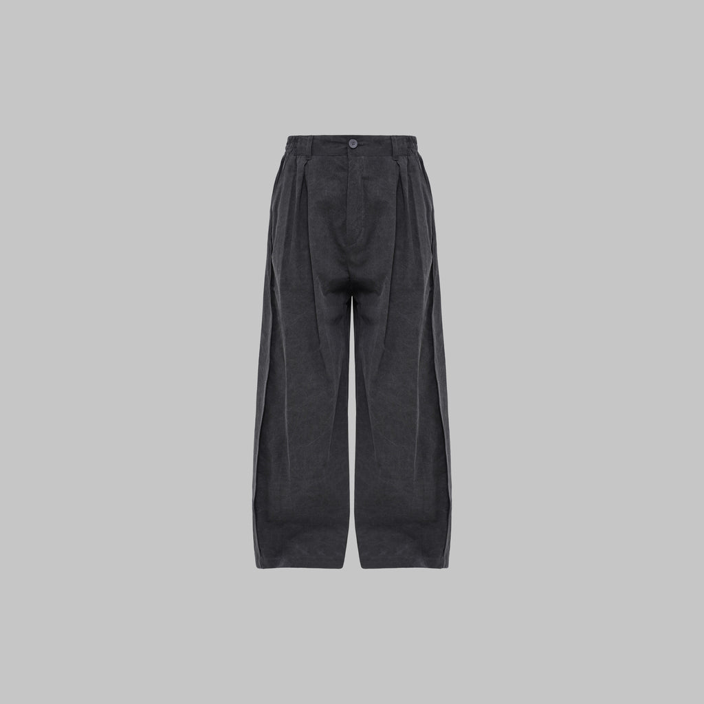 Washed-look Stone Grey Light Weight Pants