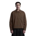 Beskap Snap Double Pocket Jacket - Brown