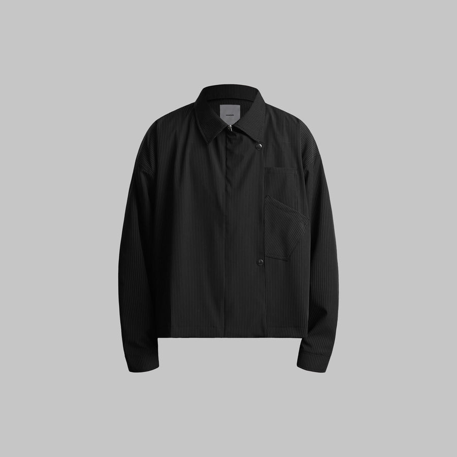 Beskap Snap Double Pocket Jacket - Stripes
