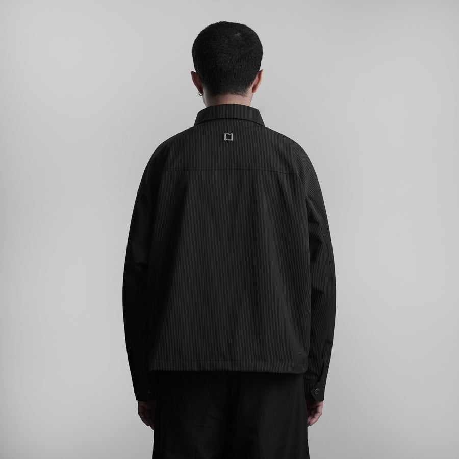 Beskap Snap Double Pocket Jacket - Stripes