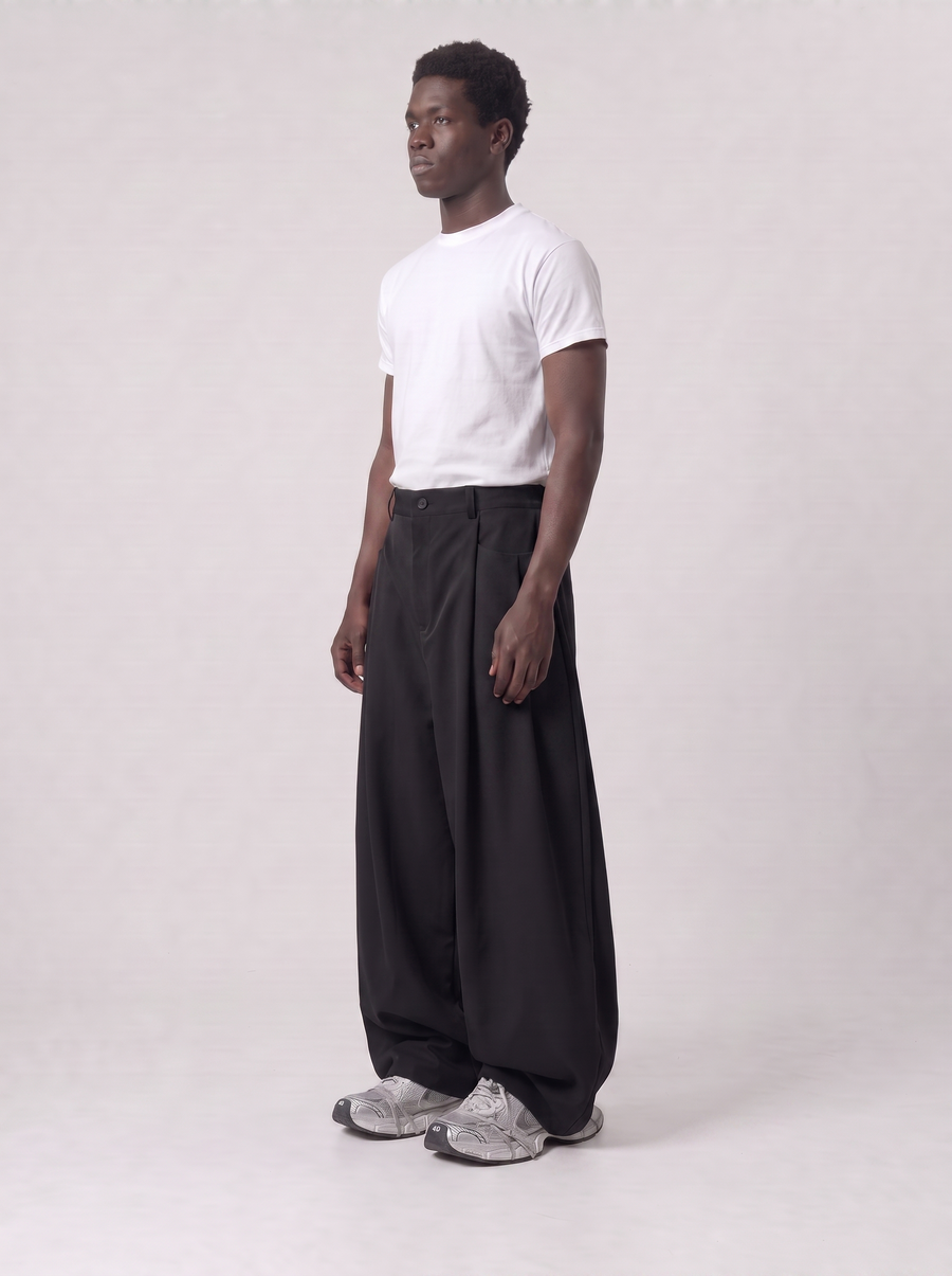Black Triple Layer Pants