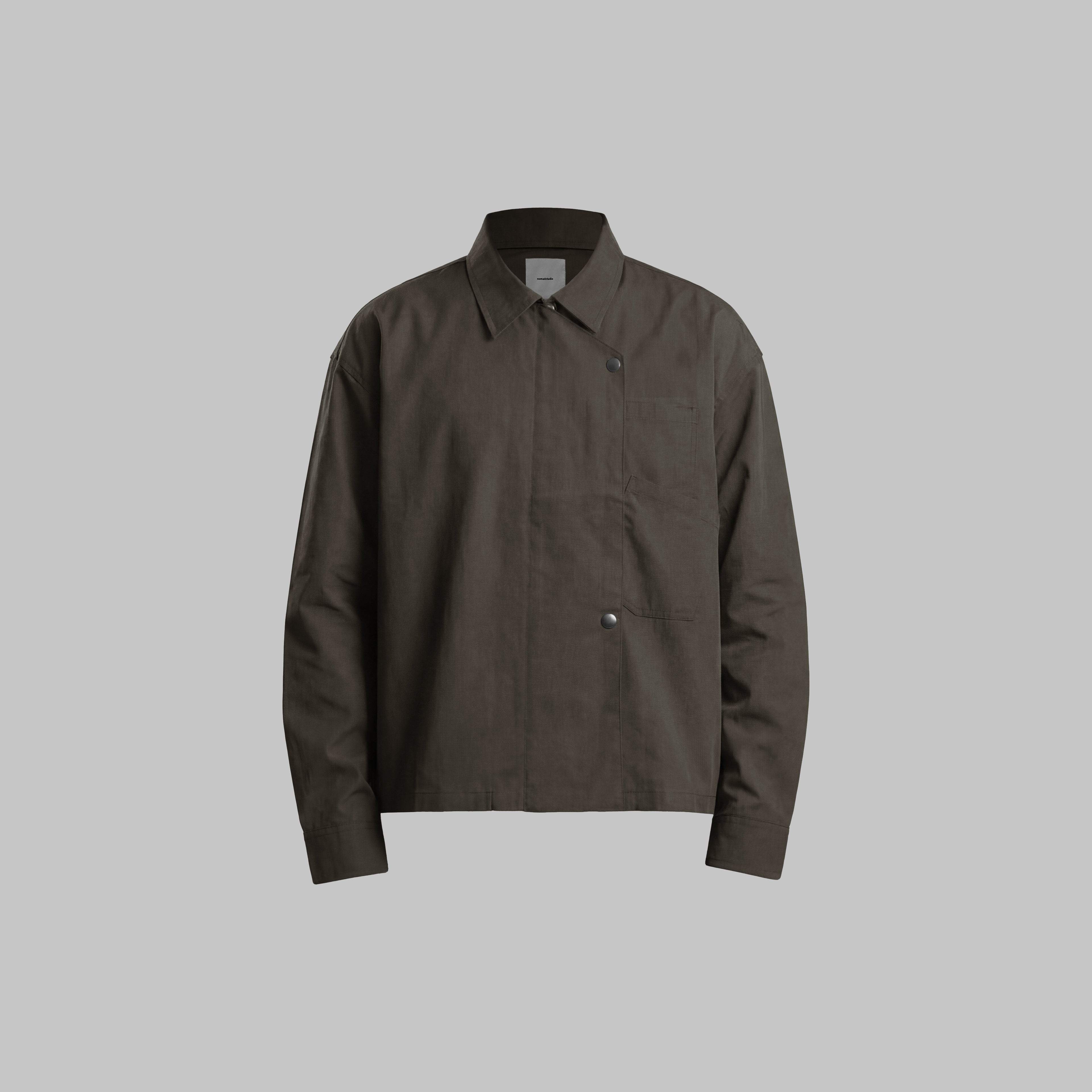Beskap Snap Double Pocket Jacket - Army