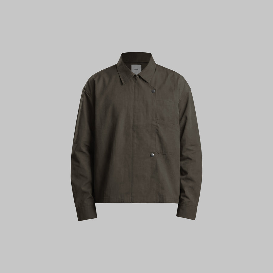 Beskap Snap Double Pocket Jacket - Army