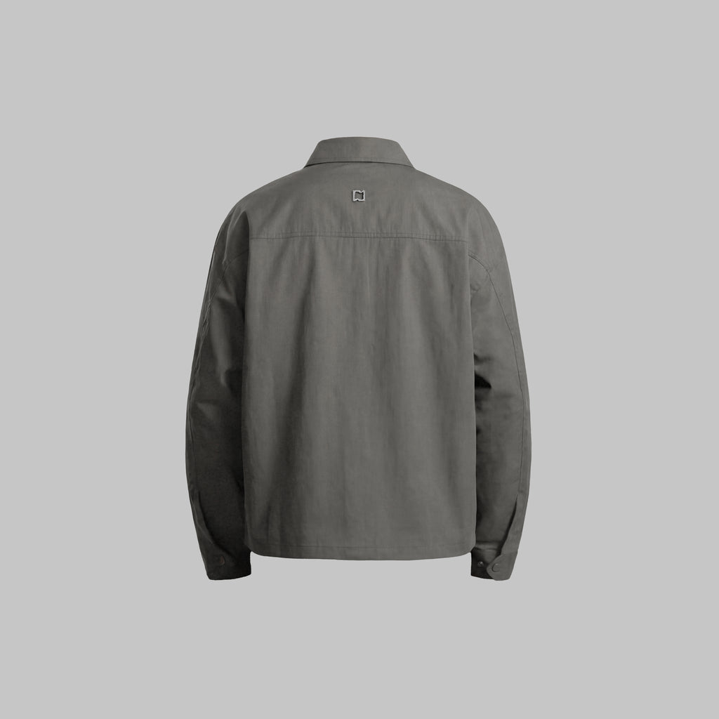 Beskap Snap Double Pocket Jacket - Gray