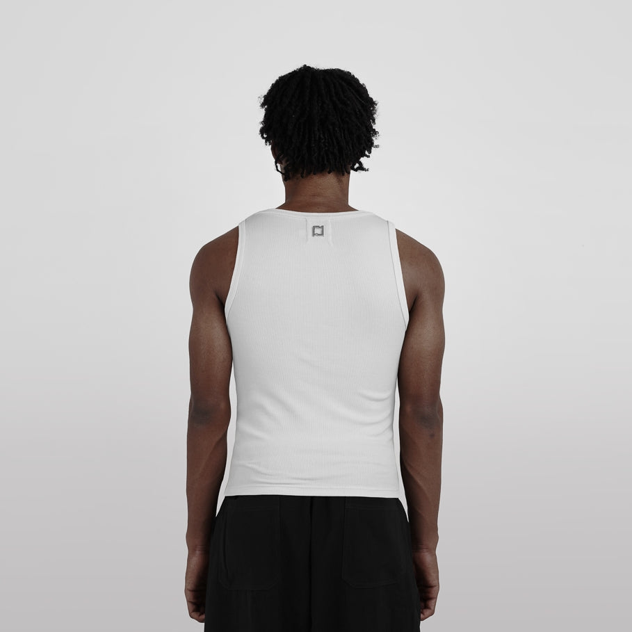 Nomadstudio MTL - White Fitted Tanktop