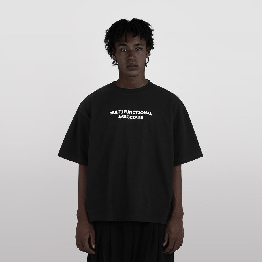 Nomadstudio - Black Heavyweight Associate Boxy Oversized T-Shirt