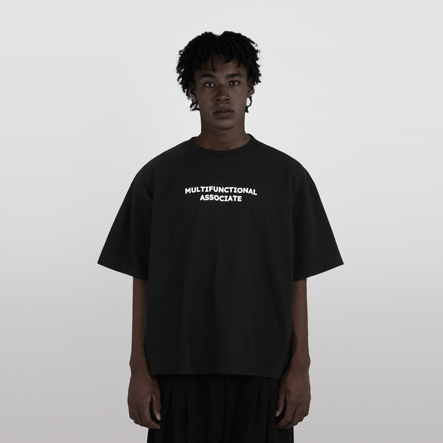 Nomadstudio - Black Heavyweight Associate Boxy Oversized T-Shirt