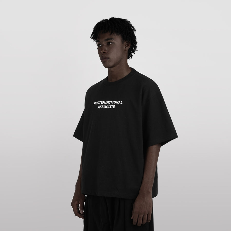 Nomadstudio - Black Heavyweight Associate Boxy Oversized T-Shirt