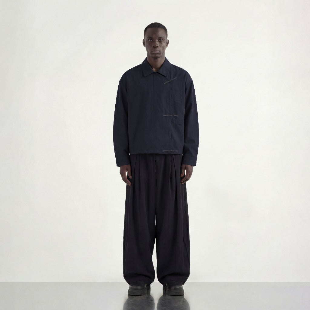 Nomadstudio - Navy Shanghai / Chinese Double Pocket Jacket