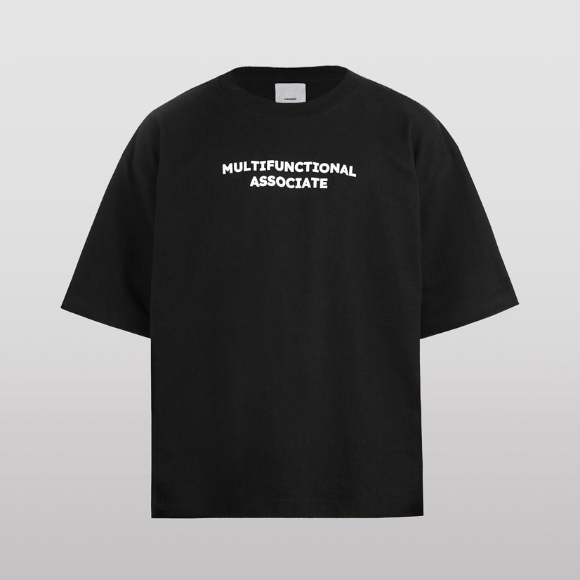 Nomadstudio - Black Heavyweight Associate Boxy Oversized T-Shirt