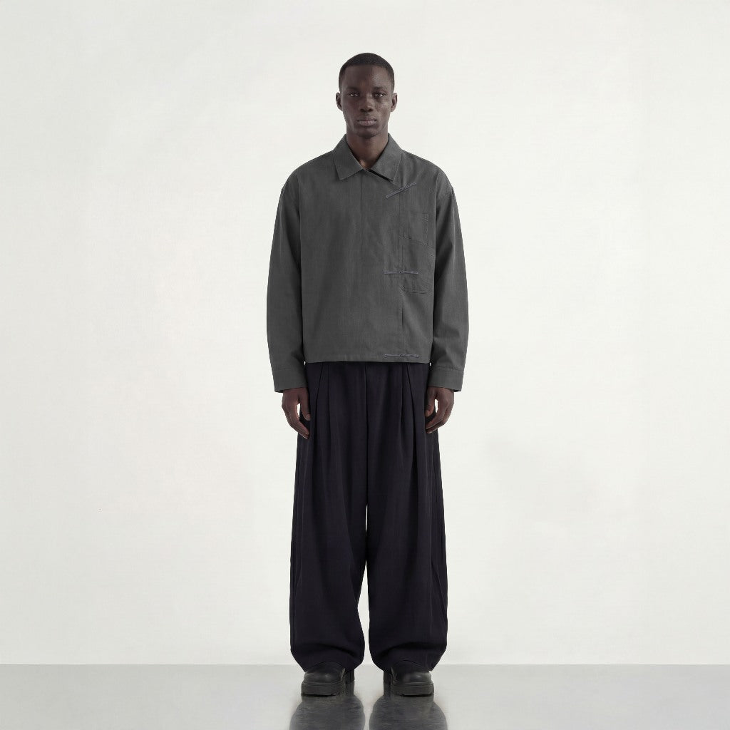 Nomadstudio - Grey Shanghai / Chinese Double Pocket Jacket