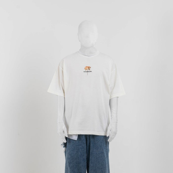 NOMADSTUDIO Reborn - White Lotus Oversized T-Shirt