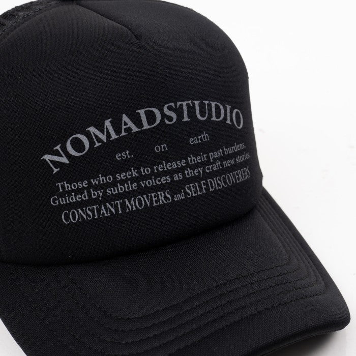 NOMADSTUDIO Hue - Black Basic Trucker Cap