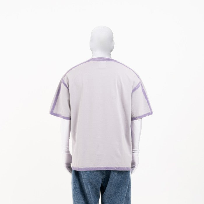 NOMADSTUDIO Hue - Purple Sprayed Oversized T-Shirt