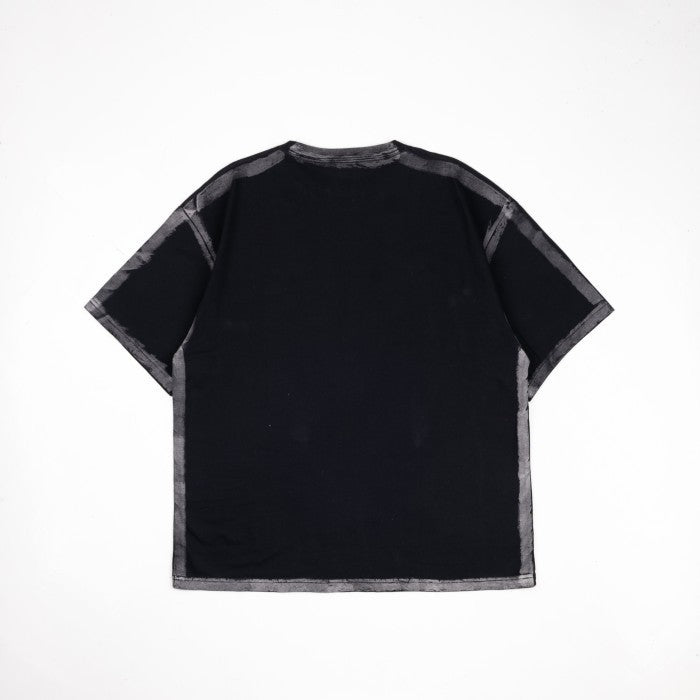 NOMADSTUDIO Hue - Black Reversible Sprayed Oversized T-Shirt